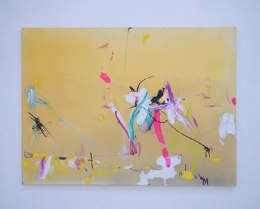 Original Painterly Abstraction Abstract Painting by Toka Abuladze