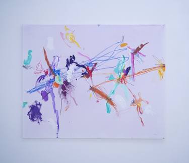 Original Abstract Nature Painting by Toka Abuladze