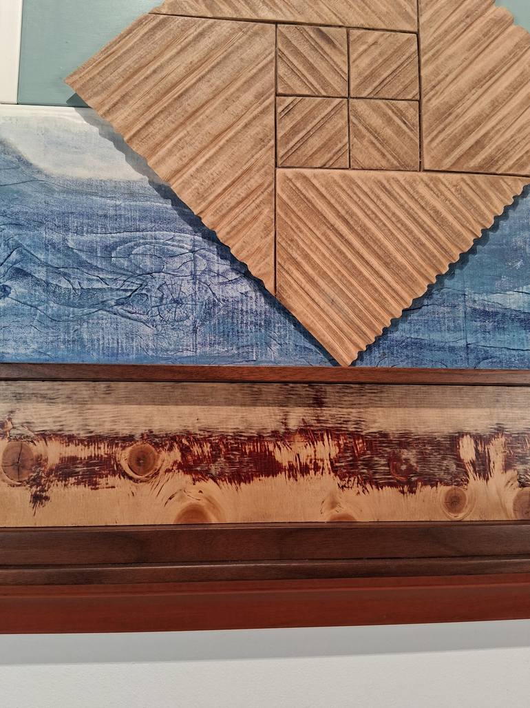 Original Abstract Expressionism Abstract Mixed Media by Jeff Beaumont
