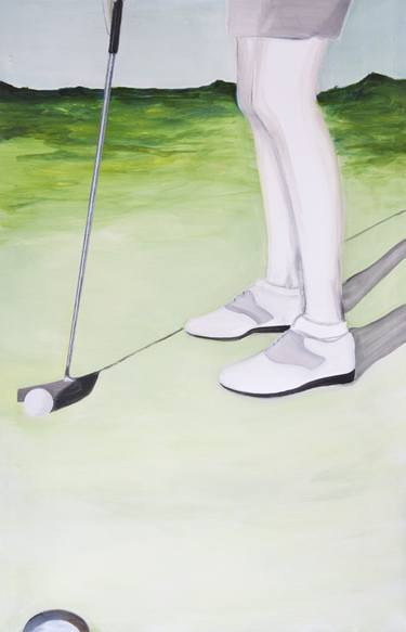 Original Sport Paintings by Linda-Marie Pattyn