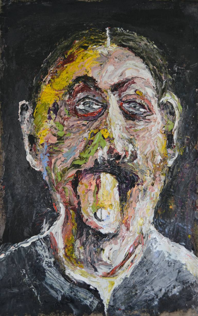Original Portraiture People Painting by Paul Harris