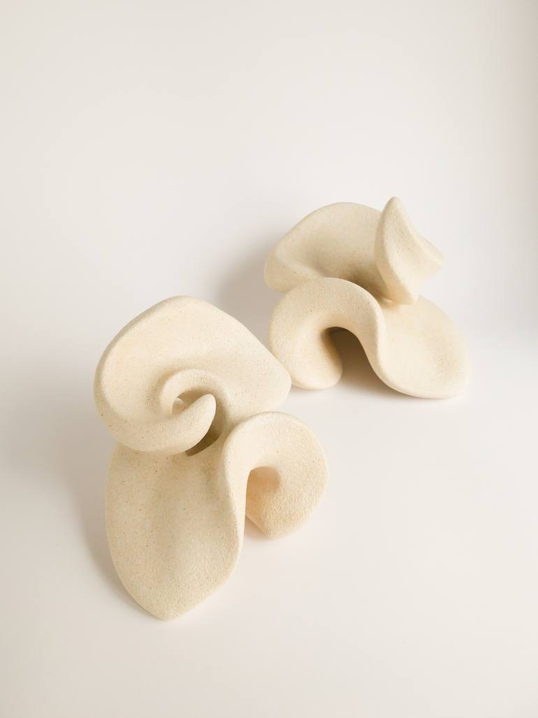 Original Abstract Botanic Sculpture by Aleksandra Krasnopolska