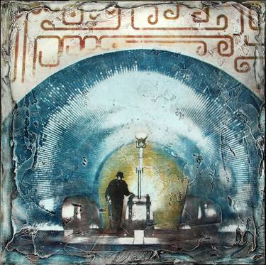 Original Contemporary Architecture Mixed Media by Gill Gilberto Borghesi