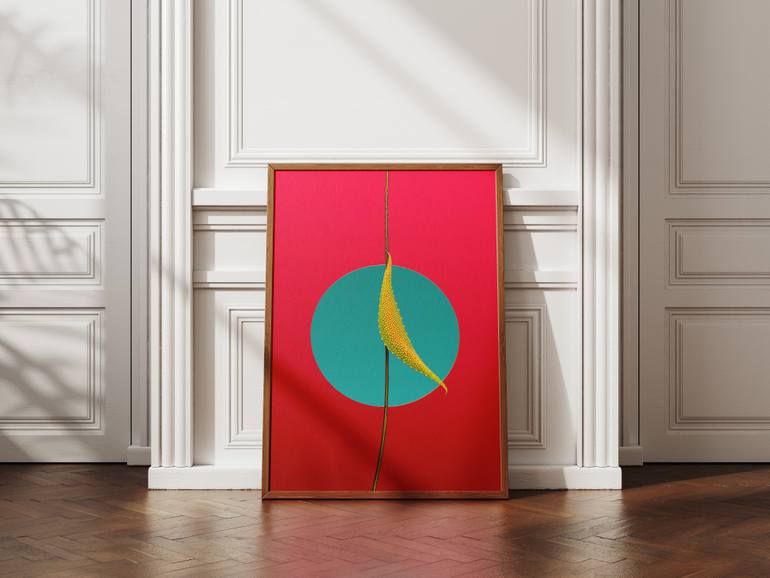 Original Expressionism Still Life Digital by Richard Gibson