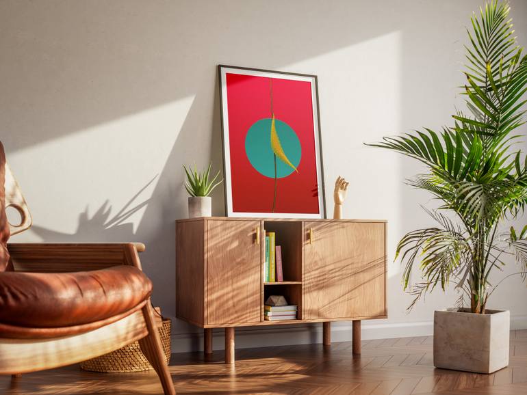 Original Expressionism Still Life Digital by Richard Gibson