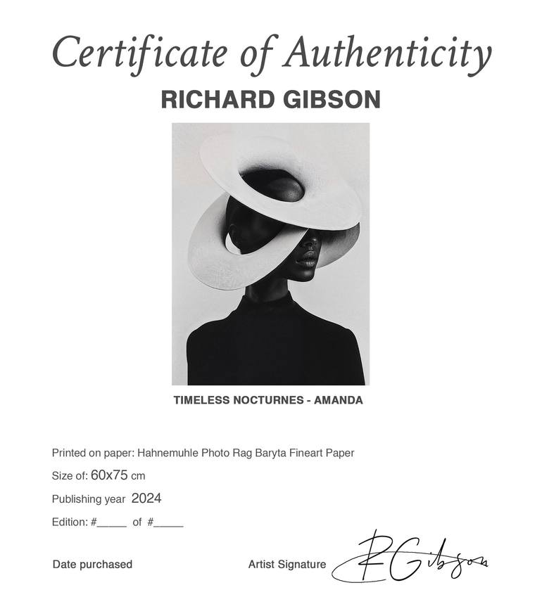 Original Minimalism Women Photography by Richard Gibson