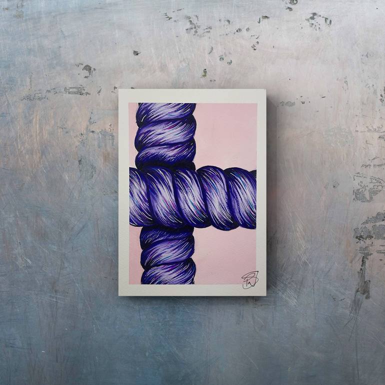 Original Conceptual Abstract Painting by Peter Richard Williams