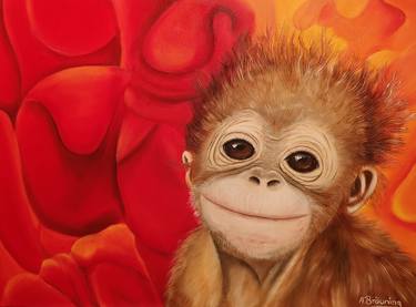 Original Surrealism Animal Paintings by Andrea Braeuning