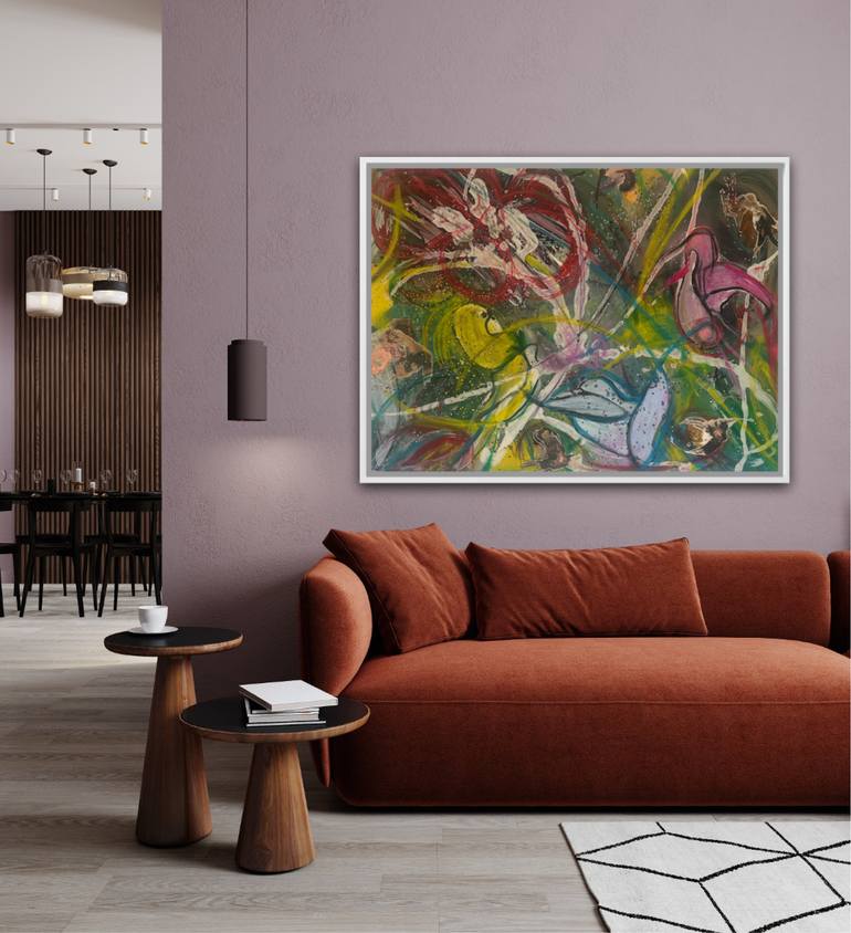 Original Abstract Painting by Simona Kroutilová