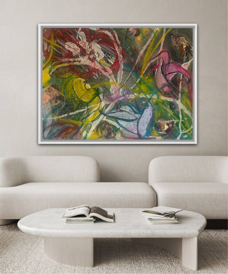 Original Abstract Painting by Simona Kroutilová