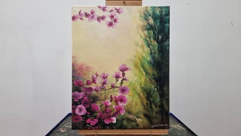 Original Figurative Floral Painting by Laura Palacios