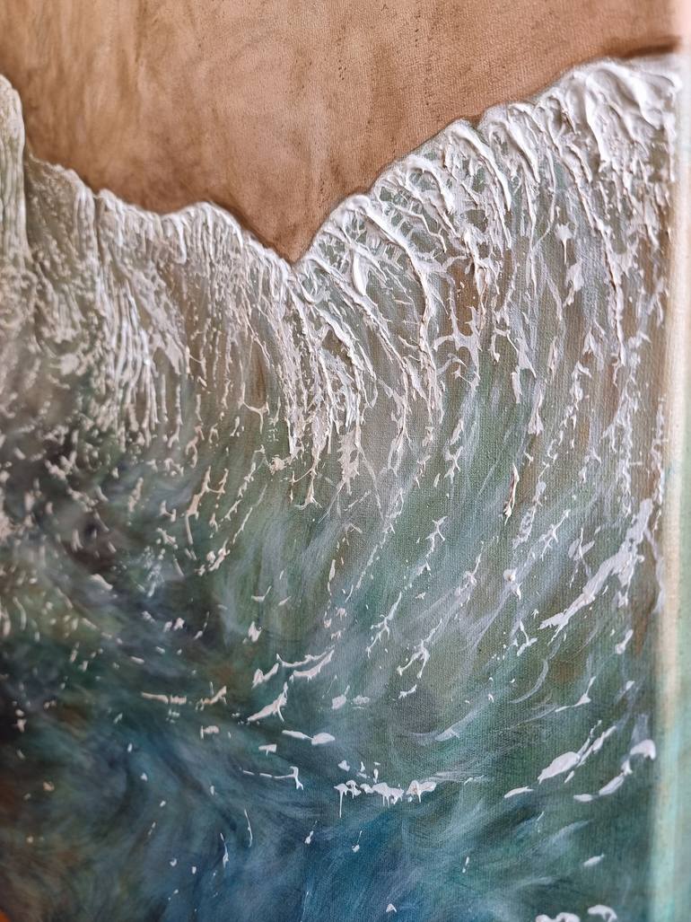 Original Realism Seascape Painting by Laura Palacios