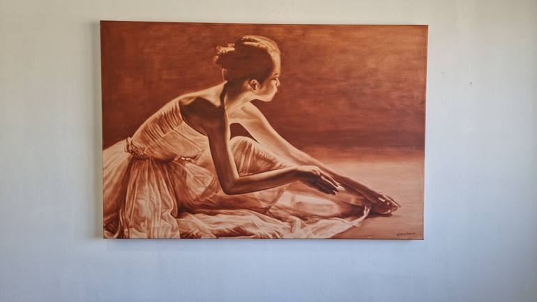 Original Contemporary Classical Mythology Painting by Laura Palacios