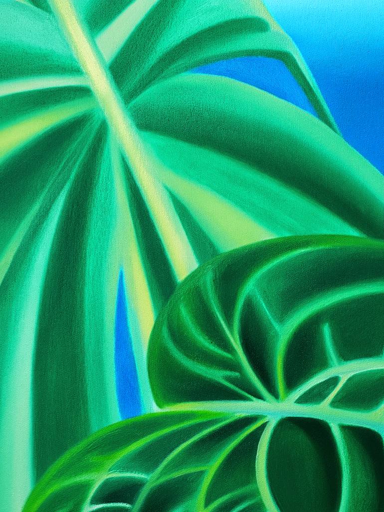 Original Symbolism Botanic Painting by Wenjun He