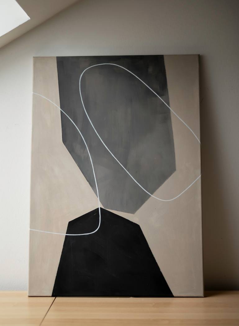 Original Color Field Painting Abstract Painting by Viktoriia Gladkova