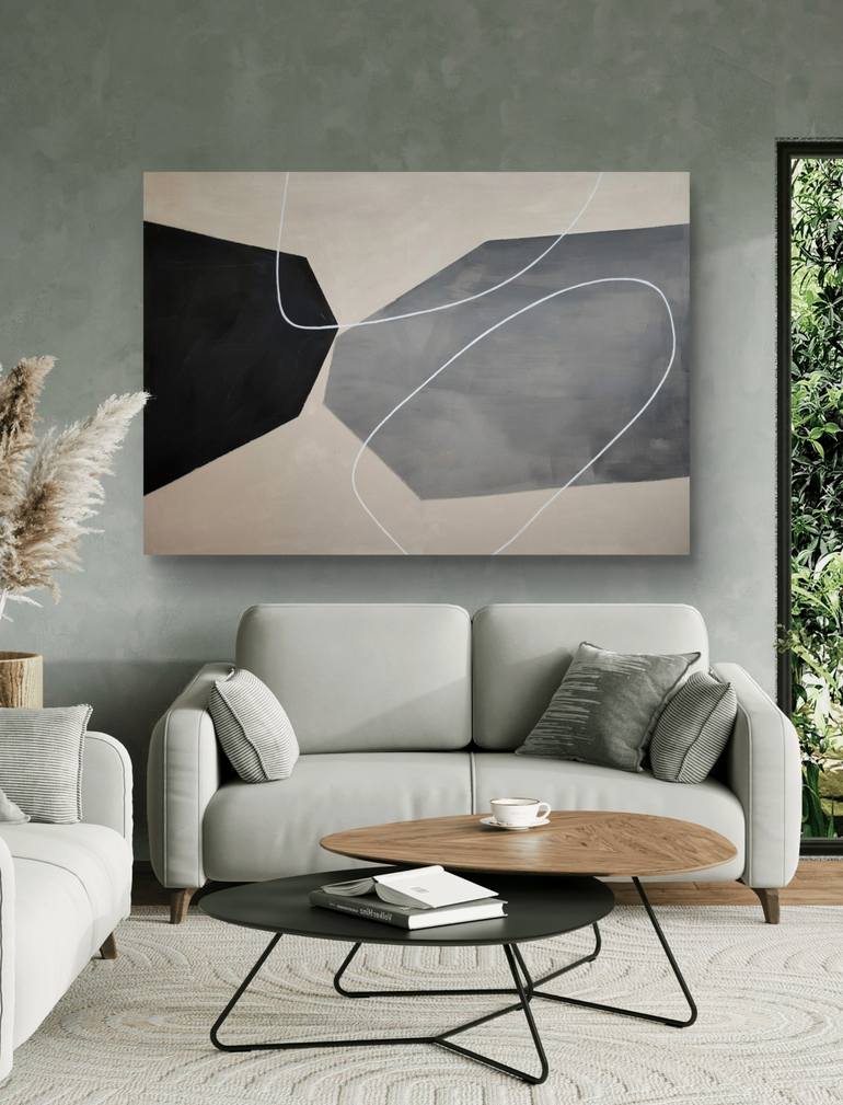 Original Color Field Painting Abstract Painting by Viktoriia Gladkova