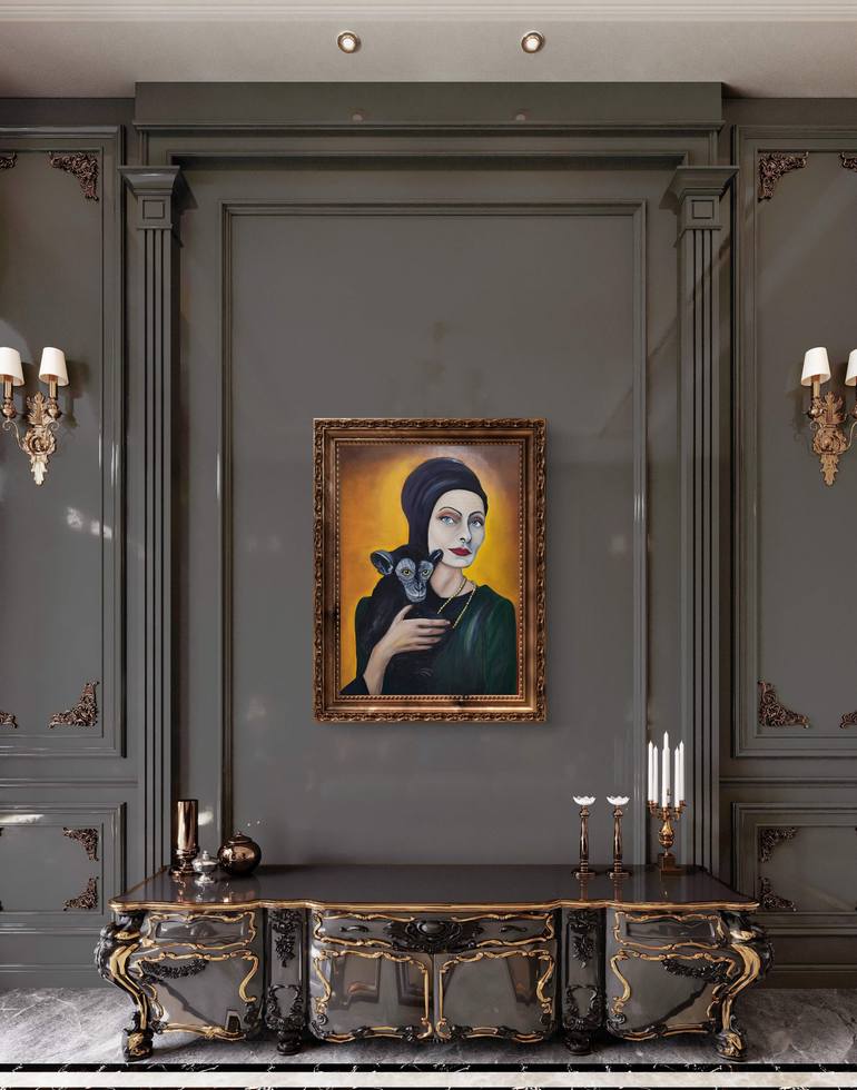 Original Abstract Women Painting by Helen Spoon