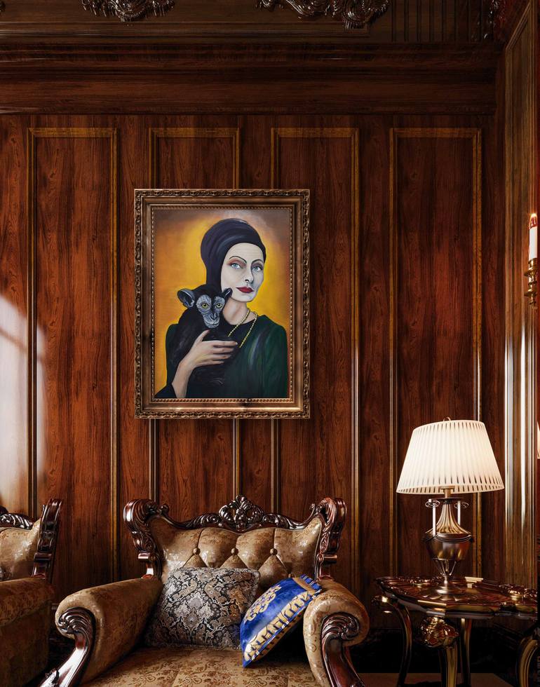 Original Abstract Women Painting by Helen Spoon