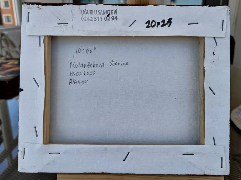 Original Art Deco Seascape Painting by Darina Moldabekova