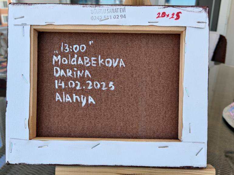 Original Expressionism Seascape Painting by Darina Moldabekova