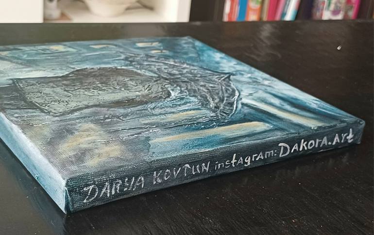 Original Abstract Landscape Painting by Darya Kovtun