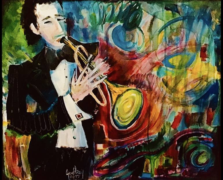 Print of Figurative Abstract Paintings by Matthew Godbey