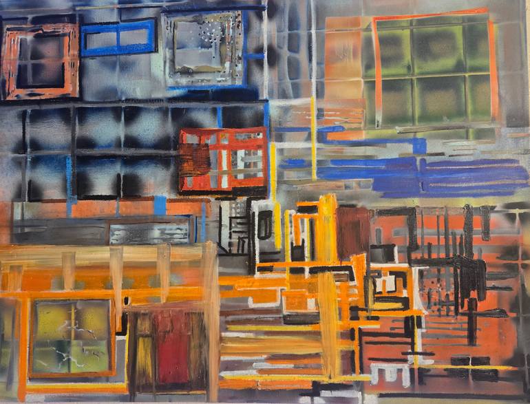 Original Abstract Painting by Ben Wilson