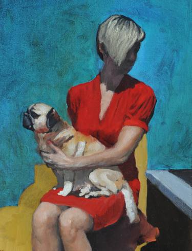 Original Realism Dogs Paintings by Yanko Tihov
