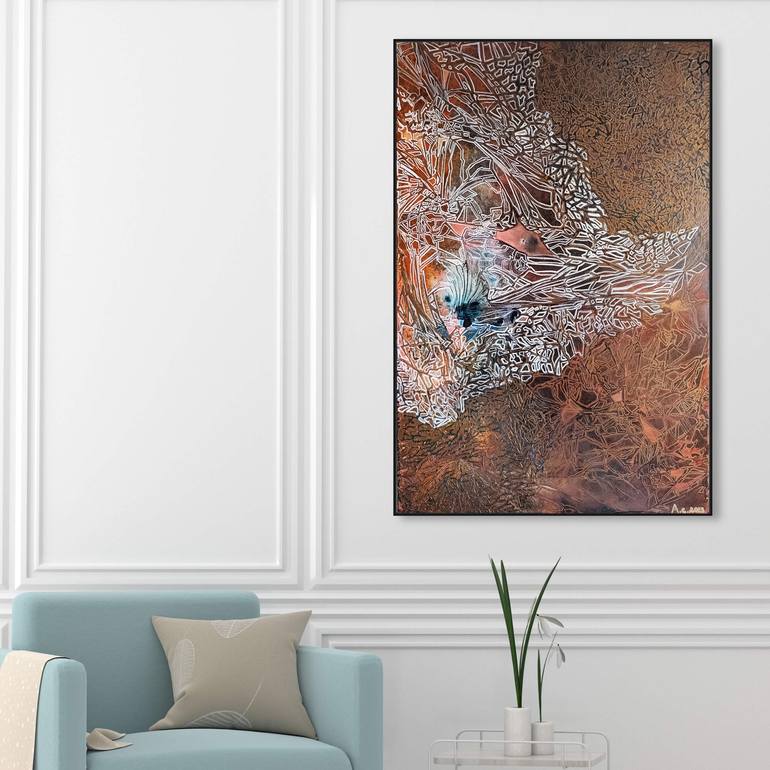 Original Contemporary Abstract Painting by Anca Campianu