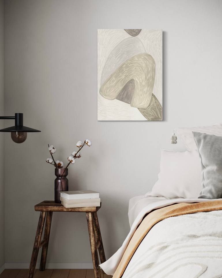 Original Minimalism Abstract Painting by Alice Kauer