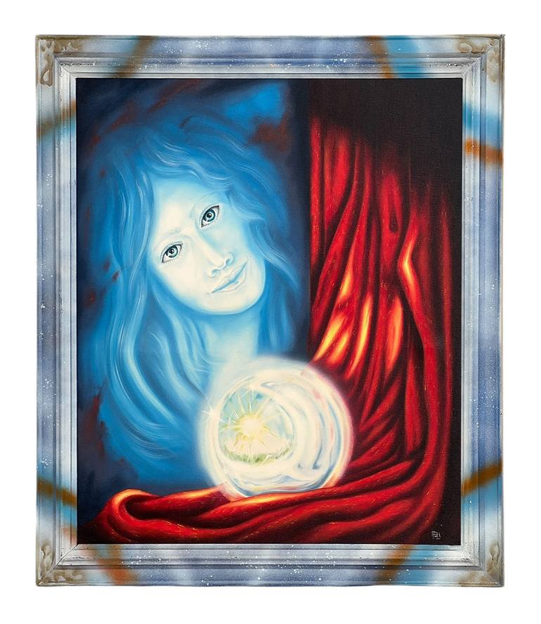 Original Surrealism Fantasy Painting by Gianni Groppello