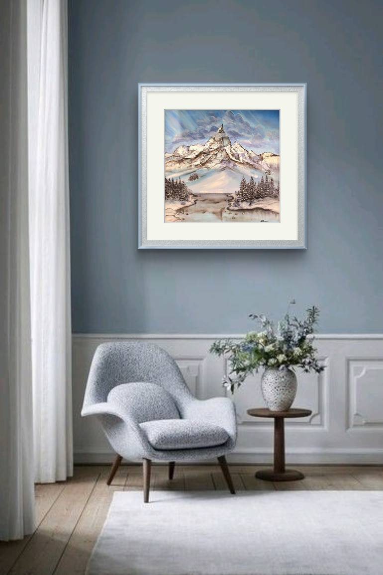 Original Classicism Landscape Painting by Barbara Bassani
