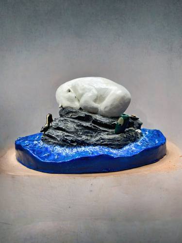 Original Pop Art Animal Sculpture by Buonerrimo Sculptor