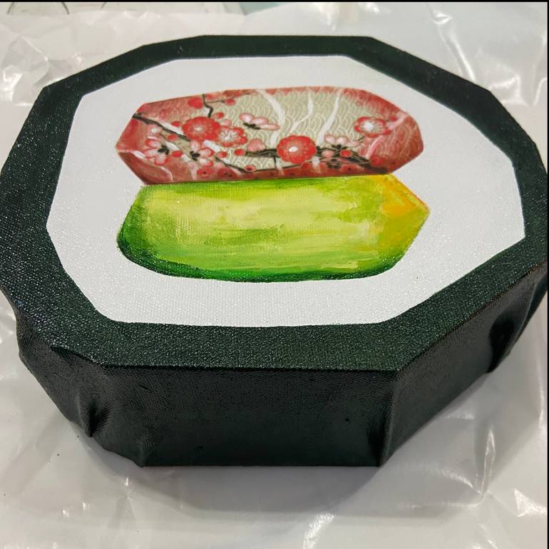 Original Abstract Food & Drink Painting by Libby Jay