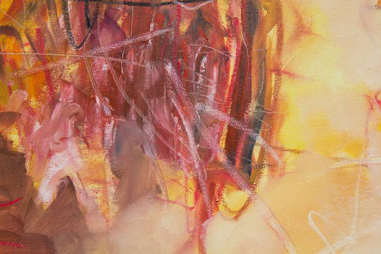 Original Abstract Expressionism Abstract Painting by Eduardo Aravena