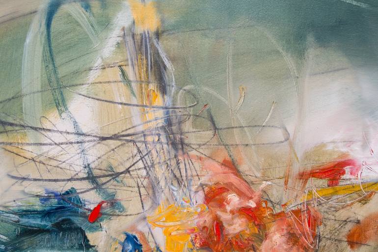 Original Abstract Expressionism Abstract Painting by Eduardo Aravena