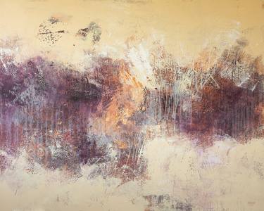 Original Abstract Expressionism Abstract Painting by Eduardo Aravena