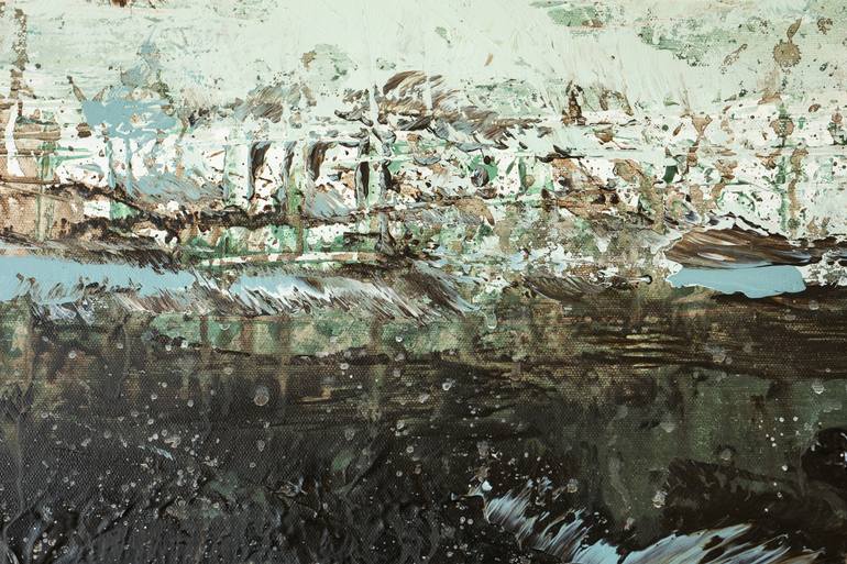 Original Abstract Expressionism Abstract Painting by Eduardo Aravena