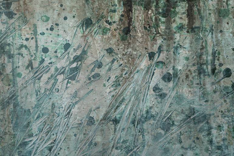 Original Abstract Expressionism Abstract Painting by Eduardo Aravena