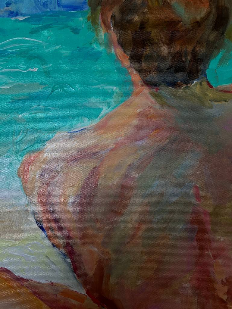 Original Abstract Nude Painting by Luis Prada Gonzalez