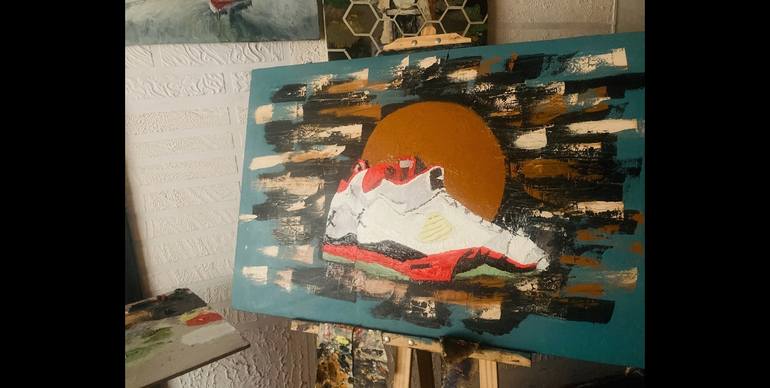 Original Contemporary Sports Painting by John Oduwole