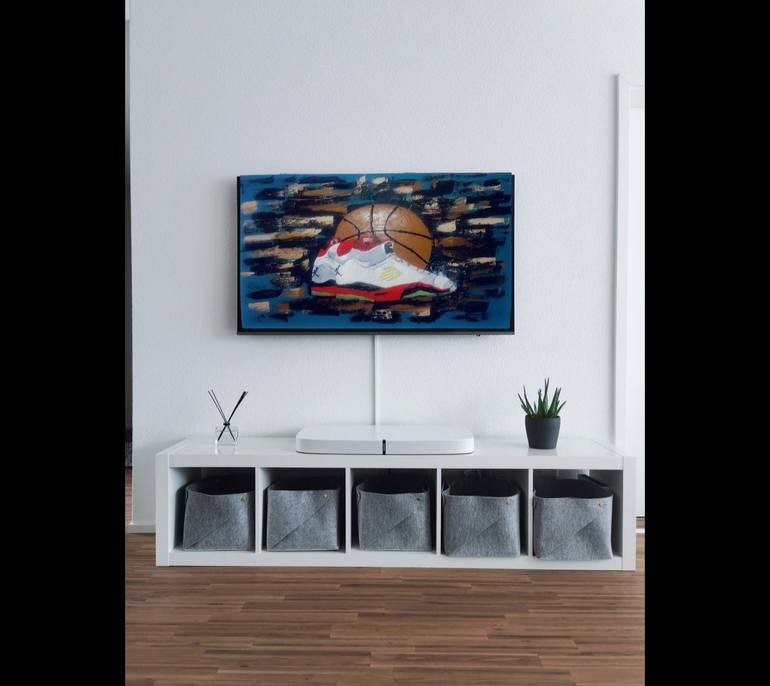 Original Contemporary Sports Painting by John Oduwole
