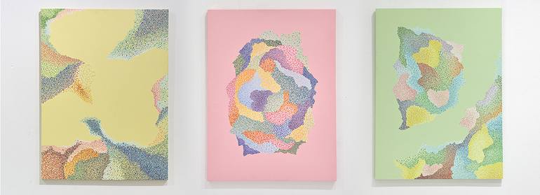 Original Abstract Expressionism Abstract Painting by Rogier Bosschaart