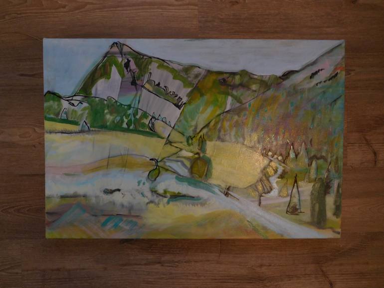 Original Impressionism Landscape Painting by Kelly Winsa