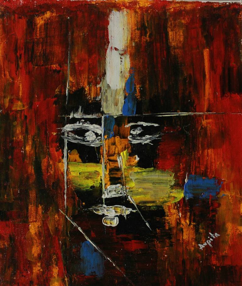 Original Abstract Expressionism Abstract Paintings by Arpita Mitra