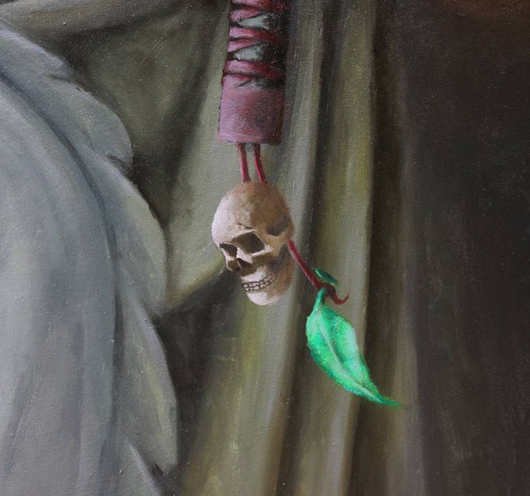 Original Surrealism Men Painting by Chidiebere Umeasiegbu