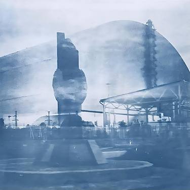 Original Abstract Architecture Printmaking by Vikki Rutter