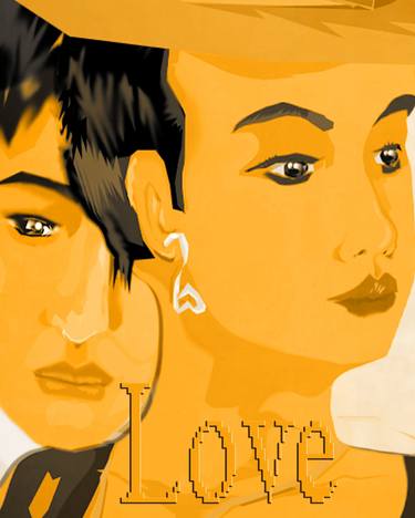 Print of Pop Art Love Mixed Media by Boi K' Boi