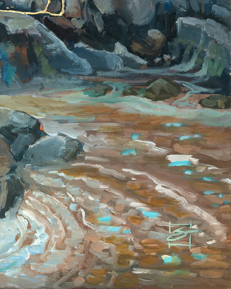 Original Post-impressionism Landscape Painting by Shane Drever