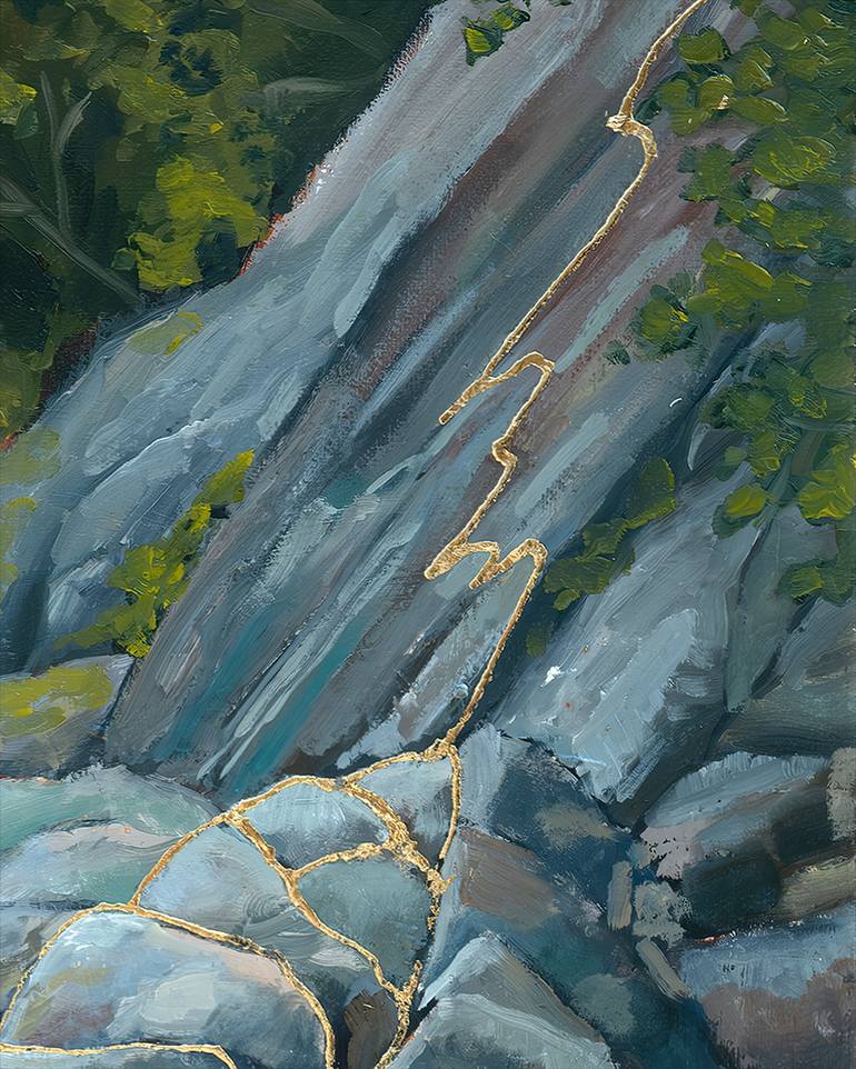 Original Post-impressionism Landscape Painting by Shane Drever